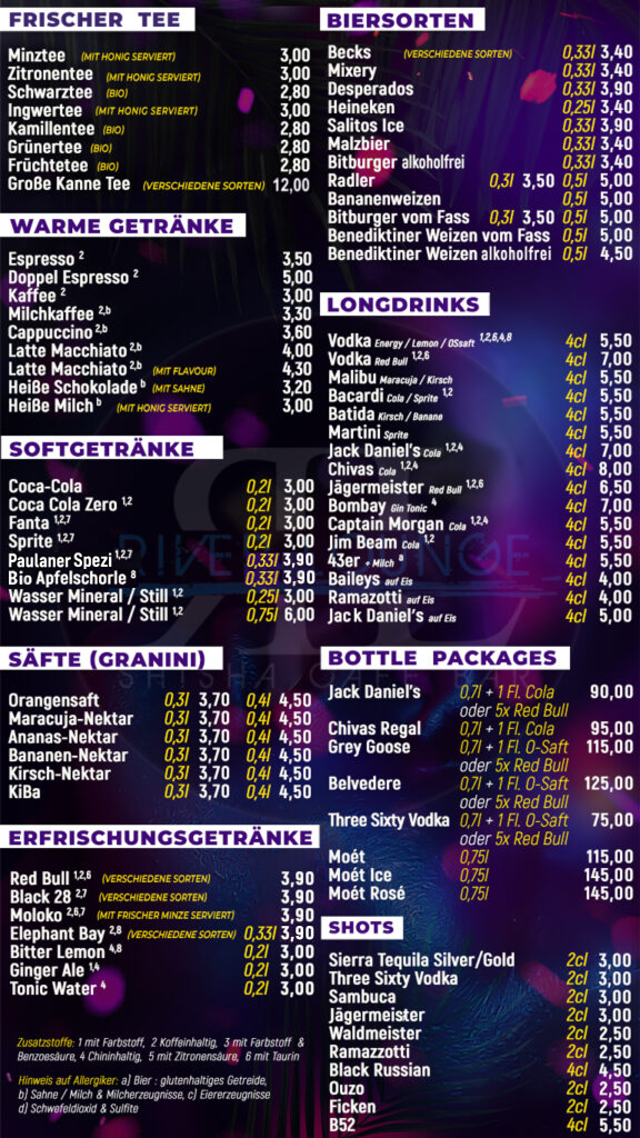 Menu Page 1